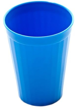Harfield 150ml Blue Tumblers Children's Cups (Pack of 6) Reusable Virtually Unbreakable Polycarbonate Plastic Dishwasher Safe