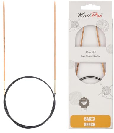 KnitPro Basix Beech Rundnadeln 32 (80cm) | 2mm