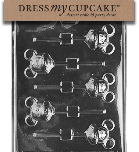 Dress My Cupcake Schokoladenform, Maus, Lollipop, Mickey