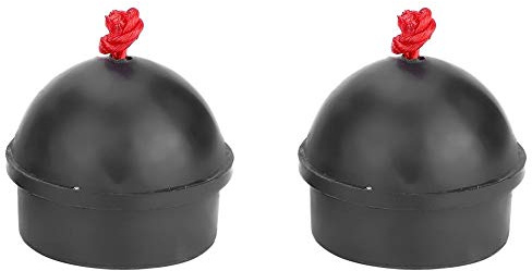 Dioche Porta Gesso per Biliardo, Stecca Antiscivolo Gesso Porta Biliardo per Stecca da Biliardo con Cavo per Biliardo, Suggerimenti ​per Biliardo, Standard Gessetto Biliardo (2 Pezzi)(Nero)