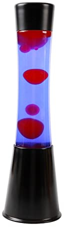 I-TOTAL® - Lava lamp Magma / 40 CM (nera viola/rosa)