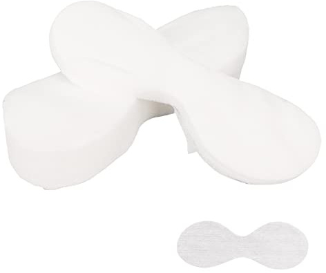 Almohadilla desechable para los ojos 100 uds, parche desechable para relajación ocular, ajuste cómodo y transpirable, ligera y suave al tacto