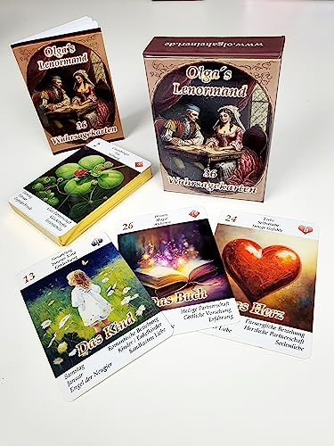Olga´s Lenormand 36 Wahrsagekarten