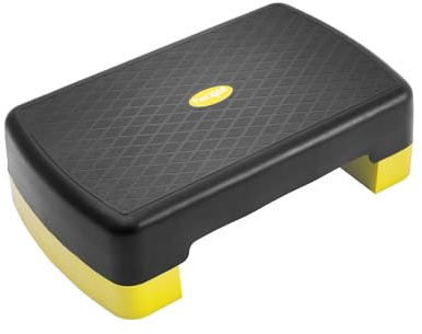 Yes4All Aerobic Exercise Step Platform - Yellow/Black