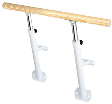 Ballettstange, Wandmontage, Ballettstange für Kinder und Erwachsene, für Zuhause, Tanzen, Dehnen, Ballett, höhenverstellbar, für Fitness, Üben, Tanzen (weiß, 1 m)
