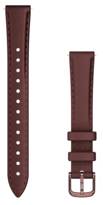 Garmin Lily® 2 Band, Pelle di Gelso con Hardware Bronzo Scuro, Pelle di gelso con hardware bronzo scuro, Moderno