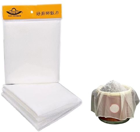 Dawcrow N213SNT Filet de cuisson à riz, filet de cuisson à riz à sushis, serviette commerciale réutilisable fabriquée à Taiwan (5), N213SNT