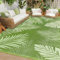 Cekene Outdoor Rugs for Garden Waterproof 245x305cm Reversible Plastic Garden Rug UV Resistant Outdoor Area Floor Mat for Outside BBQ Deck Balcony Porch Grass Green