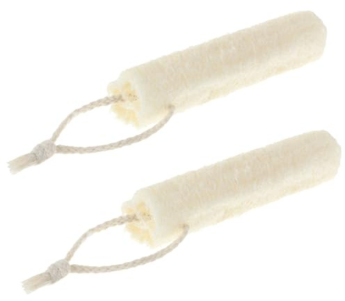 Mabor 2Pcs Natural Loofah Sponge Exfoliating Body Scrubber for Women Men Shower Bath Exfoliation Doesn't Hurt The Skin Large Soft and Easy Foaming Spa Luffa Sponges