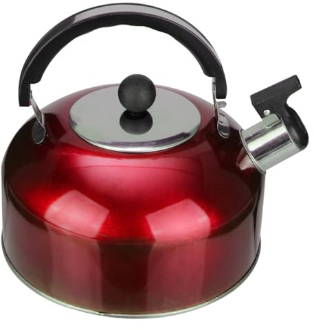 ULTECHNOVO Tetera Con Silbido Para Cocina Hervidor De Agua Para Fogón Mango Ergonómico Gran Capacidad Adecuada Para Té Y Otras Bebidas 7.28 in