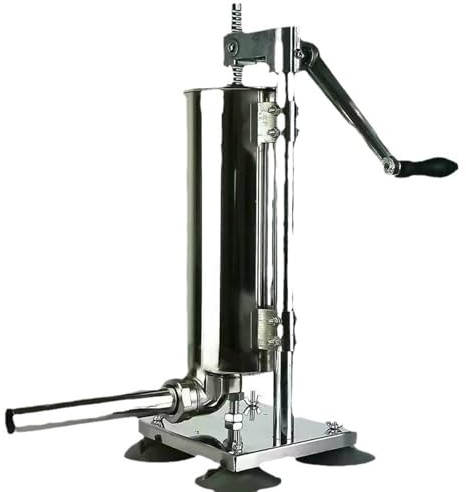 Generico Insaccatrice Manuale Verticale per Salsicce, Insaccatrice per Salsicce di Grande capacità da 2 Litri, Tubo per Salsicce in Acciaio Inossidabile per Uso Alimentare