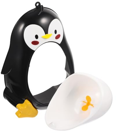 Abaodam Orinatoio Pinguino da Allenamento per Bambini, Vasino da Parete Ventose Resistenti e Serbatoio Rimovibile, per Ragazzi e Ragazze che Imparano a Usare Vasino in Casa e Bagno