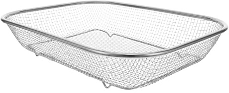 iplusmile Panier d'Égouttage en Acier Inoxydable 304 Grosse Taille Panier à Couverts Multifonction pour Évier Cuisine Égouttoir à Vaisselle et Fruits Perforé pour Drainage Rapide
