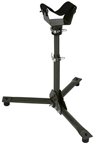 Kerbl Supporto per Zoccoli EcoFlex, Soluzione 2 in 1, Supporto per Zoccoli, Nero, Regolabile in Altezza, Delicato sulla Schiena e sulle Ginocchia, per Cavalli di Varie Taglie