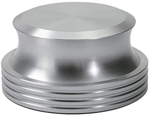 Dynavox Plattenspieler-Stabilizer PST420, Auflagegewicht aus Aluminium für Plattenspieler, Gewicht 420 g, Silber