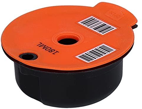 Capsules de café écologiques, pas faciles à déformer pour la maison Tas Maker (Orange 180 ml)