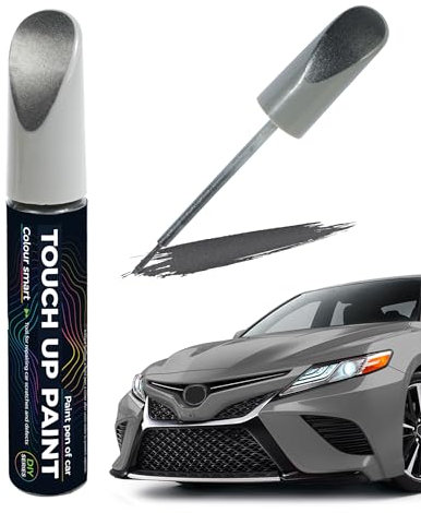 Flaconi Ritocco Vernice Auto,Pennarello Ritocco Carrozzeria,Ritocchi alla Verniciatura,Penna Antigraffio per Auto,Adatto a Modelli Generici come Berline,Automobili,Camion,SUV e Veicoli(Grigio)