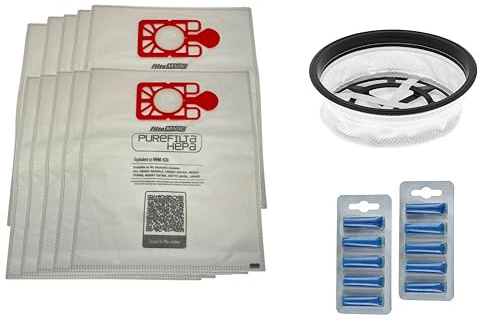 FiltaMagic Compatible Numatic Henry & Hetty Compact 160 Series HVR160 HET160 HEPA Vacuum Cleaner Bags x10 with 11 Filter Kit
