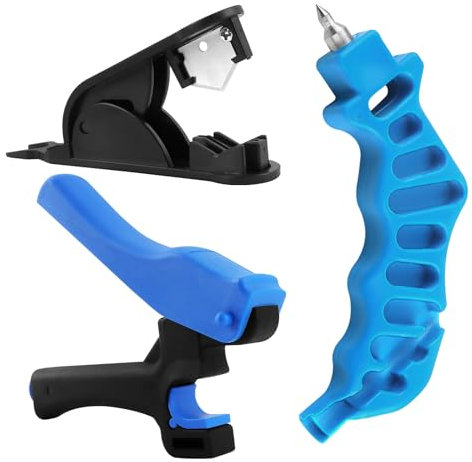 Rolcoassuns Juego de 3 herramientas perforadoras para tubos de riego por goteo, 2 en 1, para insertar accesorios y cortar mangueras de riego por goteo de PE de 16 a 20 mm