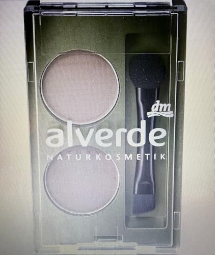 alverde Naturkosmetik Duo 01 Light - Polvo para cejas (1,6 g)