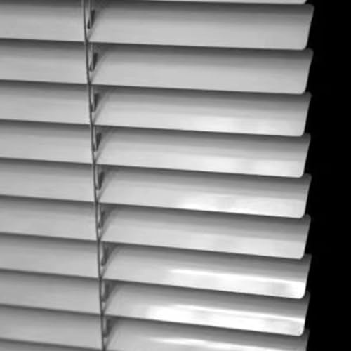 Oscurante in Alluminio, Veneziana in Alluminio, Visibilità, Protezione dalla luce e ai Raggi Solari, Per privacy, Kit di Montaggio Incluso, Grigio Argento, Personalizzabile (85×160cm)