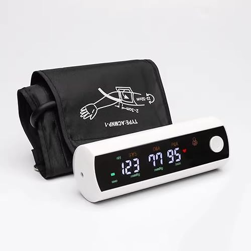 Tonomètre avec batterie Li-ion rechargeable et écran LCD pour la numérisation vocale et la pression artérielle