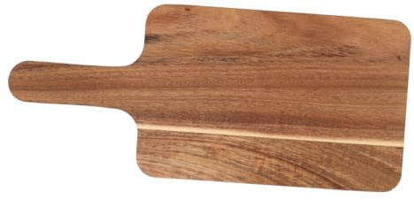 Hemobllo Tablero de Corte de Madera con Mango Compacto y Resistente para Cocina Tabla Pequeña para Charcutería Queso Pan y Snacks Fácil Limpieza Diseño Natural y Funcional