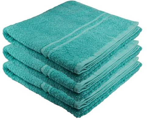 Clinotest 3er Badetücher-Set –100x150 cm,100% Baumwolle, Premium-Qualität, 450 g/m² – Weich, Saugstark, Langlebig, Schnelltrocknend, Perfekt für Badezimmer & Hotels, Mint