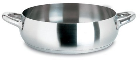 Alessi SG102/24 S Mami Casseruola Bassa a Due Manici in Acciaio Inossidabile 18/10 Satinato