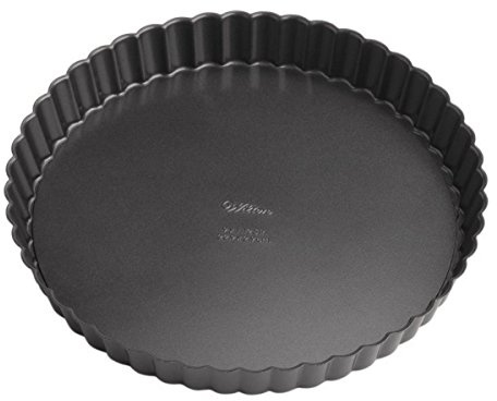 Wilton Perfect Results Premium Non-Stick Bakeware Round Tart and Quiche Pans, Sunday Brunch May Never be the Same Again, Fluted Edges Add a Touch of Flair, 9-Inch