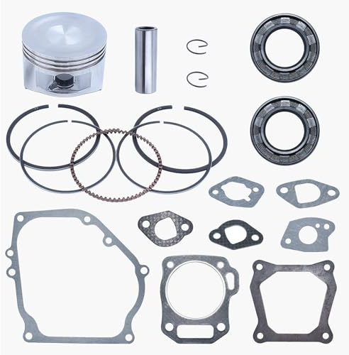 Kit de Reconstruction de Joint d'étanchéité de bagues de Piston de 68mm pour Honda GX160 GX200 168F 5.5/6.5HP 2-3.5kw Moteur de Tondeuse de générateur d'essence