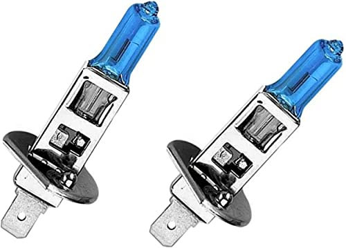 JURMANN 2x H1 55W 12V Original Super Weiß 6000K Xenon Look Scheinwerfer Ersatz Halogen Lampe E-geprüft