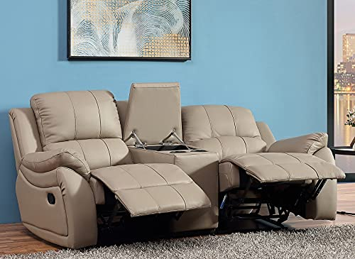Mapo Möbel Ledersofa Kinosofa Fernsehsofa 5129-Cup-2-A-2847