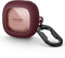 SURITCH Custodia trasparente compatibile con Samsung Galaxy Buds 2/Buds Live/Buds 2 Pro/Buds Pro/Buds FE Cover Custodia protettiva portatile con portachiavi per Samsung Galaxy Buds 2 Rosso vino