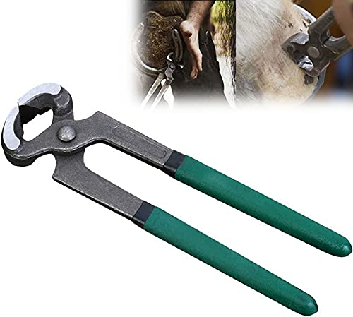 Pferde-Hufzange, Trimm-Beschlaggriff, Hufschneider-Werkzeug, Pferdepflege-Zubehör, Huf-Reparatur-Werkzeug, Zange, Huf-Tester, 20 cm Gesamtlänge, Messer, Werkzeuge für Rinder, Schafe, Ziegen, Pferdef