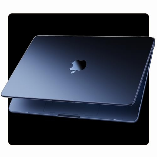 Soonjet für MacBook Air 15 Zoll Hülle M5 M4 M3 M2 2026–2022 Schutzhülle | 100% Farbabgleich, Midnight klare matte Oberfläche, Fingerabdruck- & Kratzschutz, Hartschale, nahtlos, ultradünn