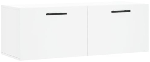 vidaXL Wandschrank Weiß 100x36,5x35 cm Holzwerkstoff