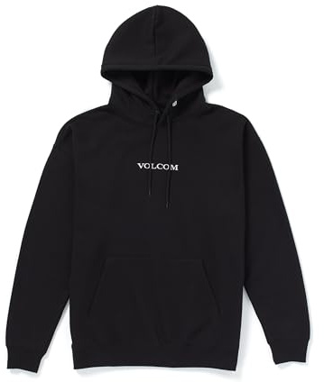 Volcom Herren Stone Pullover Fleece Sweatshirt, Schwarz 324, Small
