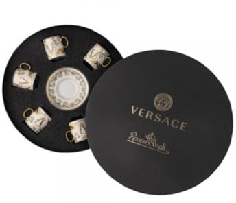 Versace Virtus Gala White Set 6 tazzine da caffè