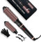 32/38mm Thermal Brush, Keramik-Turmalin Hot Brush Rundbürste, Wärmebürste mit 120–230 ℃ Digitalanzeige, 13 Temperaturen, Thermo Bürste für Wurzelvolumen und Lockere Locken, Dual-Spannung