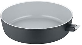 Wokpfanne 28 cm, Aluminium, schwarz - b.perfect
