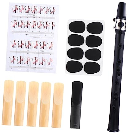 OFFSCH 1satz Mini Saxophon Aus Abs Für Junge Mädchen Und Erwachsene Tragbares Holzblasinstrument Mit Und Kunststoff-mundstücken Langlebig Und Leicht Zu Spielen