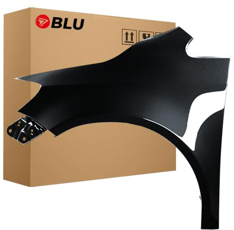 BLU Kotflügel Passend für Volkswagen Golf V+ / Golf 5 PLUS LC9X Links Schwarz | 2005-2009 | Vorderseite Vorne | Lackiert | Einbaufertig