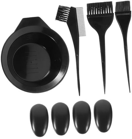 Vaguelly Haarfärbeset Mit Borstenbürste Kamm Und Haarklammern Für Gleichmäßige Haarfarbe Zum Nachfärben Der Haarwurzeln Stylen Von Nassem Haar