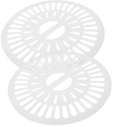 2pcs Replacement Spinner Cover Abs Washer Dryer Spinner Cap | Washing Machine Topper, White Finish, 27cm Diameter, Easy Removal and Installation