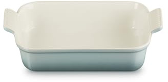 Le Creuset Heritage Rectangular Dish, Stoneware, 26 cm, 2.4 litres, Sea Salt