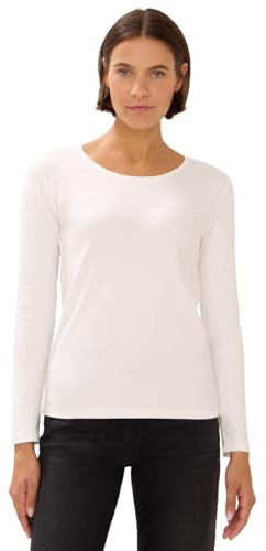 Cecil Basic Langarmshirt Vanilla White M