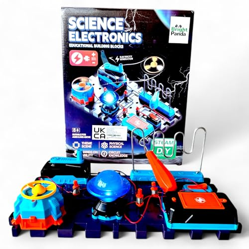Electric Circuit Kits for Children, Educational STEM Toys with 100+ Science Experiments for Kids 8+, Build Your Own Science Kit for Kids, Combine Kits for Endless Fun (Generator Starter Kit)