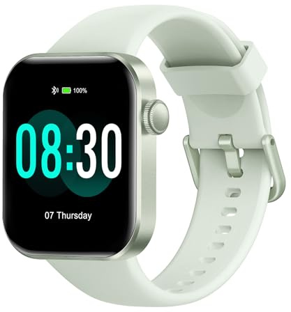 Reloj Inteligente Mujer Hombre, 1.85 Smartwatch con Llamadas Bluetooth, 140+ Modos Deportivos Smart Watch con SpO2/Pulsómetro/Monitor de Sueño/Podómetro, Impermeable IP68 Smart Watch Para Android iOS