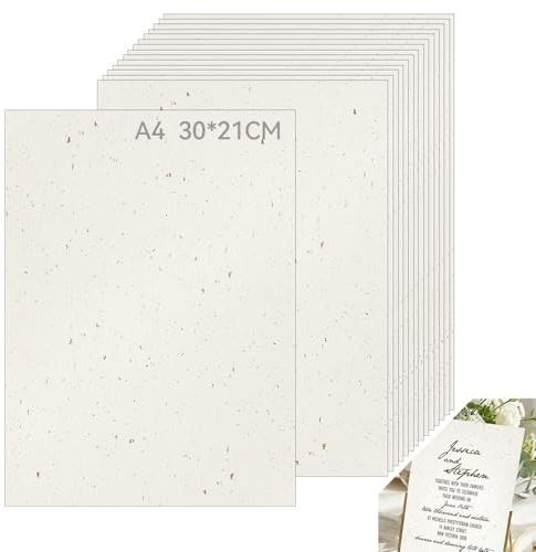 25 Hojas de Papel Cartulina A4 Para Imprimir Invitaciones de Boda 250 g/m²21x30 cm Papel de Tarjeta Brillante Papel A4 Impresora Grueso para Invitaciones de Boda Tarjetas de Navidad Cartas Diplomas